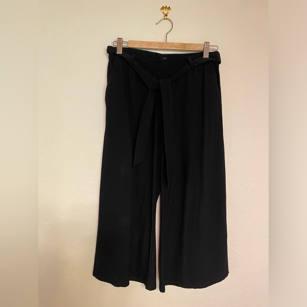 Eileen Fisher Wide Leg Cropped Pant